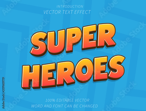 Text Effect Editable 3D Style