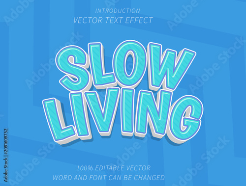 Text Effect Editable 3D Style