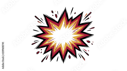 Dynamic School Spirit Typography in Pop Art Comic Burst Style Vector Artwork