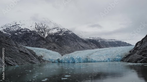 Dawes Glacier, Alaskan cruise sea viewable only via ocean view cruise