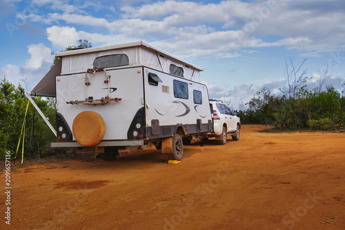 Freedom Camping Cape York Australia off road caravan camping adventure
