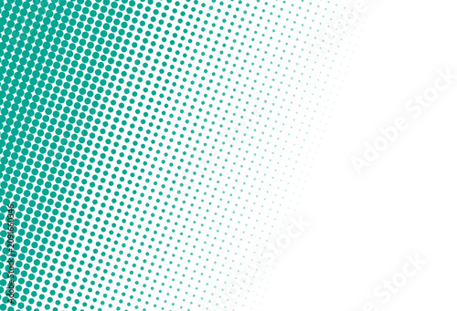 Modern cyan halftone dot pattern fading into white background ideal for design with creating modern abstract background displays cyan illustration