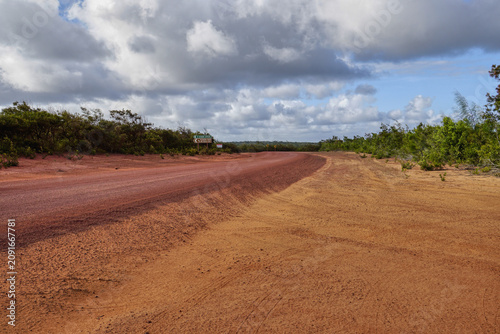Rural outback road, Cape York Peninsula, Far North Queensland, Australia