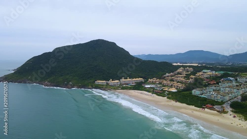 Panoramic View of the Adriatic Sea and Mountains
