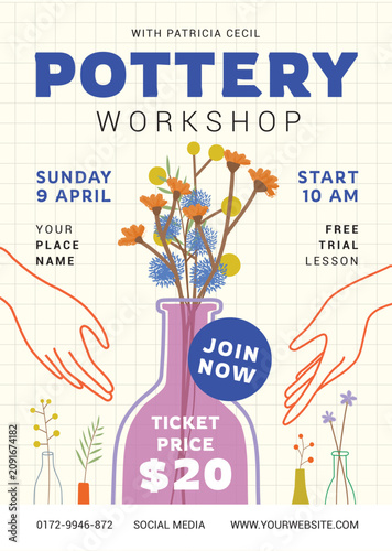 Pottery Workshop Flyer