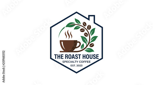Photography The Roast House specialty coffee logo.