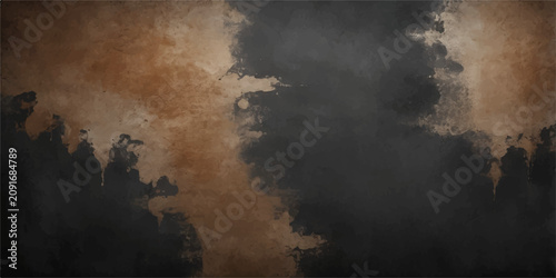 Foto Abstract Dark Storm Clouds in Fog with Grunge Sky Texture and Dramatic Smoke Mis