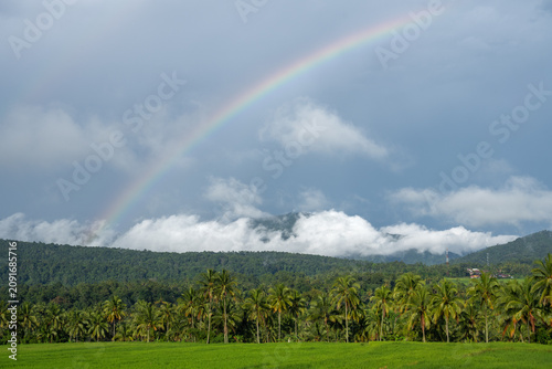 rainbow over the fields, part 3