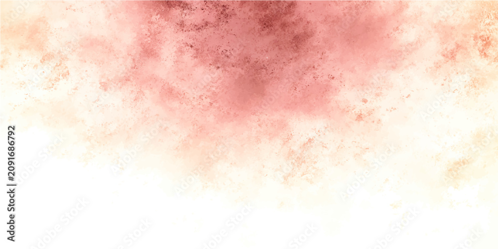 Obraz premium Abstract watercolor splash of pink and peach hues creating an ethereal and artistic backdrop.