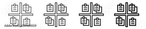 Matrix Tasking  Icon Set Different Style Collection
