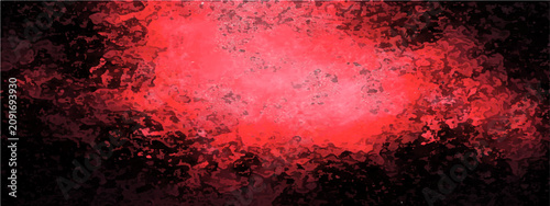 Fotografie Fiery explosion abstract visual representation intense energy radiating outward amidst deep darkness