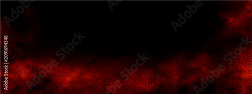 Bild auf Leinwand Fiery inferno, smoldering embers glowing intensity, engulfing darkness
