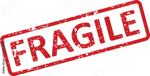 Fragile stamp marking for handling care