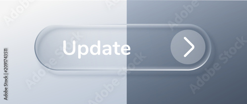 Foto Glass update box for button ui liquid and 3d circle rectangle