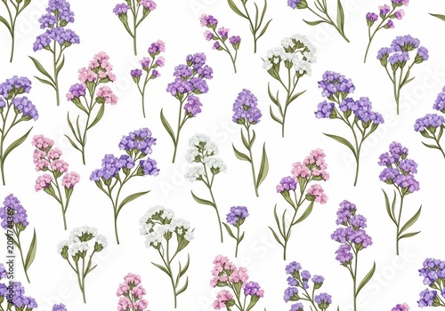 Whispers of Lavender and Rose: A Field of Delicate Dreams