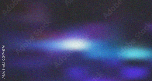Foto Mysterious Dark Purple and Blue Gradient with Bright Luminous Light and Grainy T