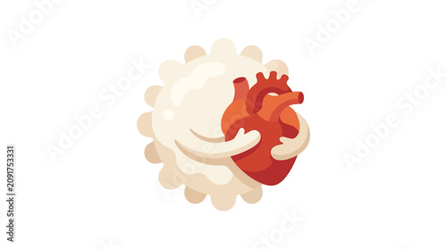 Photos White Blood Cell Protecting Tiny Red Heart
