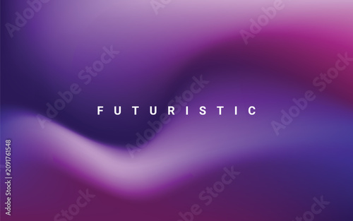 abstract mesh fluid gradation style with violet color background vector