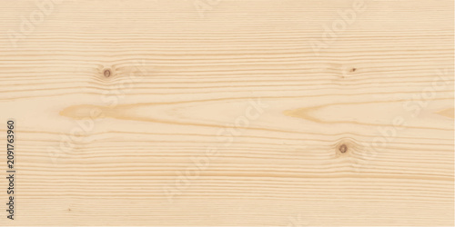 Tableau sur toile Close-up of light-colored wood grain with visible knots, showcasing the natural texture and pattern of the material