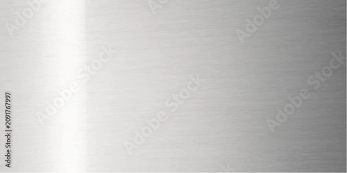 Photos Abstract brushed metal texture with a strong highlight on the left, fading into a softer grey gradient on the right, creating a sleek and modern background
