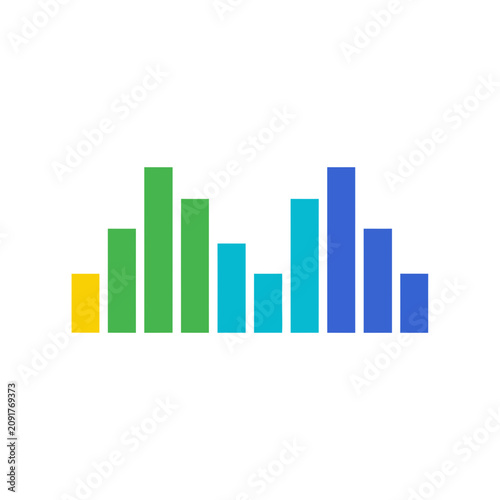 Bar Chart with Colorful Bars