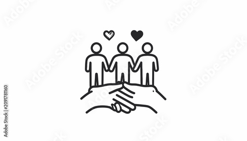 Canvastavla Handshake people teamwork partnership agreement.