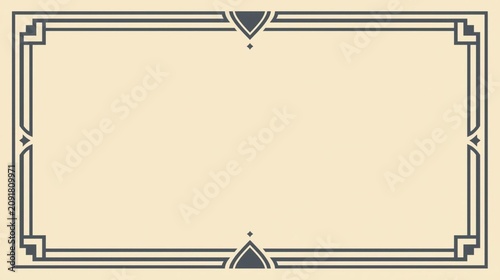 A beautiful Art Deco frame