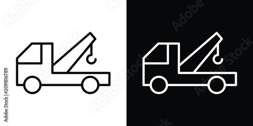 Foto Tow truck icon