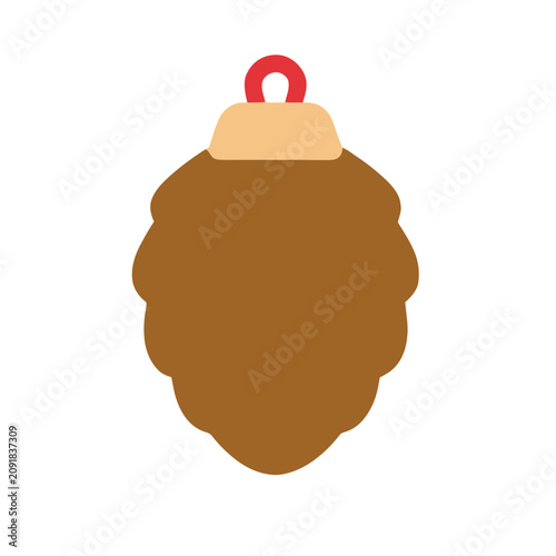 Christmas Holiday Flat SVG Icon