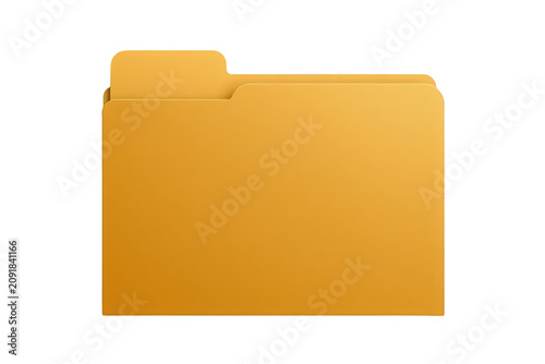 Yellow folder icon representing data organization, document storage, file management, and digital archive solutions transparent background