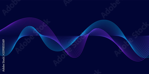 Konstfotografi Abstract background design with diagonal blue and pink or purple line pattern
