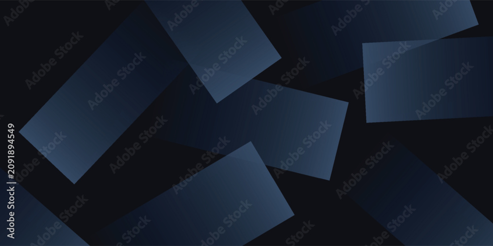 Obraz premium Modern black dark blue white abstract background. Minimal. Color gradient. Web banner. Geometric shape. 3d effect. Lines stripes triangles. Design. Futuristic. Metal metallic effect. Luxury. Premium.