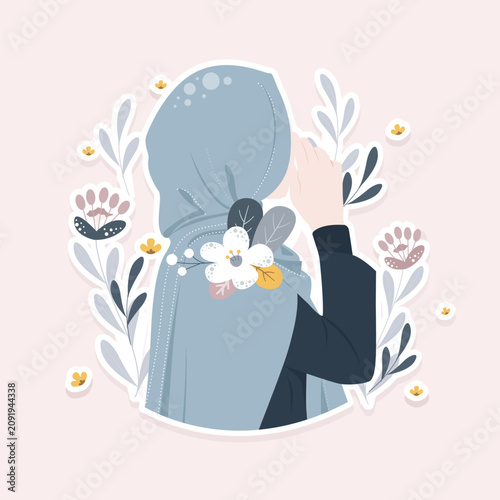 Abstract Minimalist Design with Soft Pink Background and Yellow Heart Shape