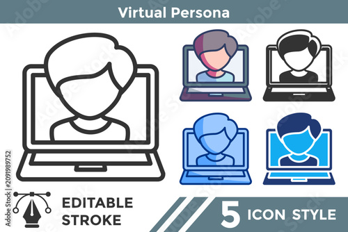 Konstfotografi Virtual Persona