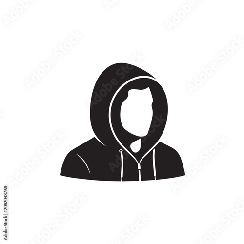 hoodie man vector illustration