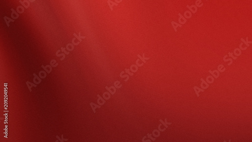 Solid deep red velvet fabric texture background with soft light illustration