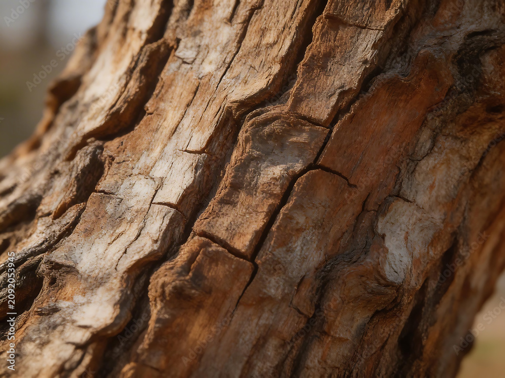 Fototapeta premium Closeup of tree bark texture
