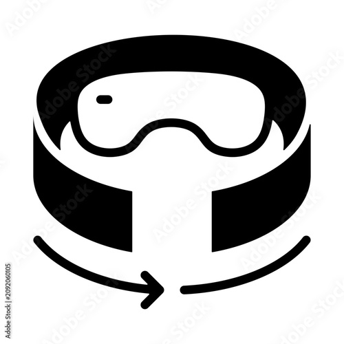 Quadro su tela Simulation Icon