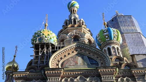 Church of the Resurrection of Christ on Spilled Blood (Savior on Spilled Blood), St. Petersburg, Russian Federation.