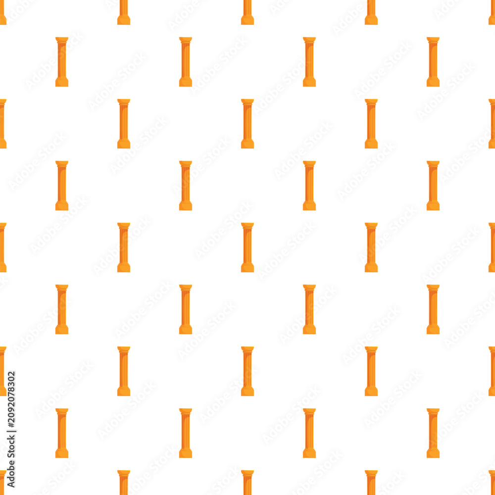 Obraz premium Repeating classic ancient pillars creating a seamless decorative pattern