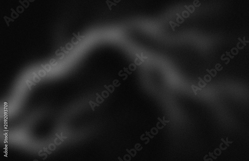 Bild auf Leinwand Mysterious silhouette of a sleeping cat