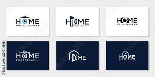 Quadro su tela Home Photography Logo Designs.