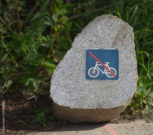 Für Radfahrer verboten