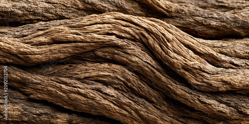 Twisted Rope Texture, Close-Up Detail