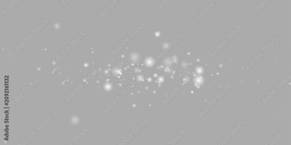 Fototapeta premium Golden Christmas Dust Texture with White Sparkle Glow, Bright Glitter Particles, Holiday Bokeh Background, Luxury Festive Decorative Overlay Design.