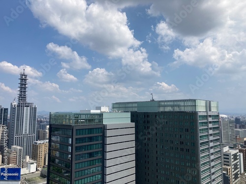 skyscrapers in the city