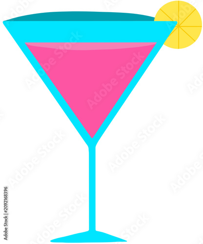 blue cocktail