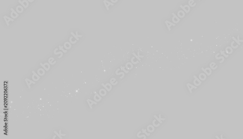 фотографія Elegant white star dust drifts with luminous stars and crystal-clear sparkle