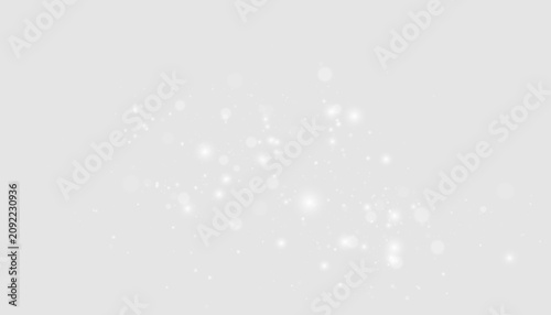 Photos White magical glow surrounds floating glitter dust with radiant sparkle and elegant motion effects