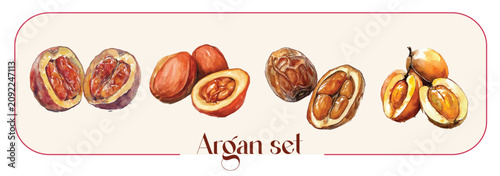 Photos A Collection of hand-painted whole argan painting designs, Hand-painted style, v